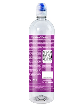 Agua alcalina Zoé Water sabor Uva