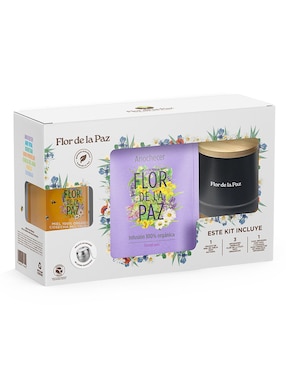 Kit de té sabor frutal y floral en hoja Flor de la Paz 390 g