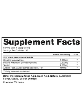 Dragon Pharma ATP Force con creatina monohidratada sabor mango coconut