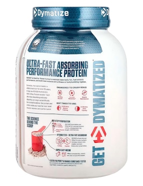 Dymatize Hydrolyzed ISO 100 con proteína de suero de leche aislado sabor chocolate 3 LB