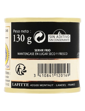 Foie gras de pato Lafitte lata