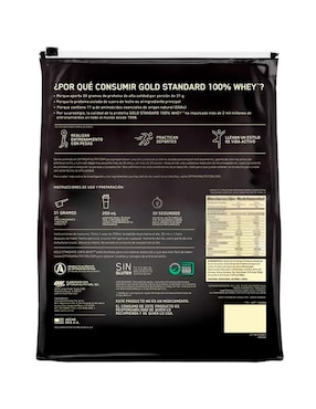 Gold Standard 100% Whey Optimum Nutrition con proteína de suero de leche sabor doble chocolate 4.5 kg