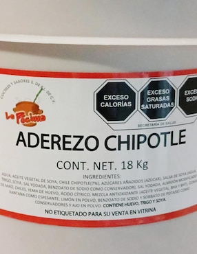 Aderezo sabor chipotle La Pócima