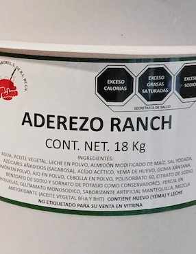 Aderezo sabor ranch La Pócima