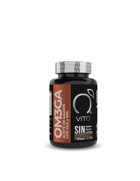 Omega 3 Aceite de Salmón Noruego Vito - Vitaminas Totales con aceite de salmón