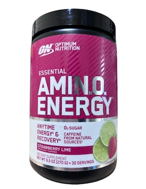 Amino Energy Optimum Nutrition Con Aminoácidos Y Electrolitos Sabor Fresa