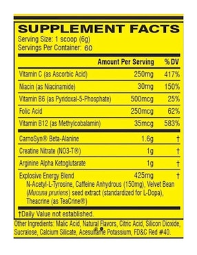 C4 Original Cellucor Cellucor con l-arginina l-citrulina sabor ponche de frutas