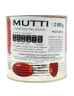 Conserva de tomates Mutti