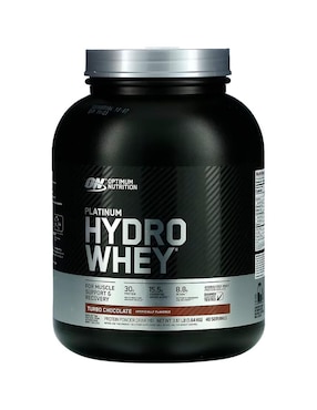 Optimum Nutrition Platinum Hydro Whey con proteína de suero de leche sabor chocolate