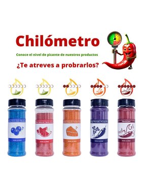 Set de sazonadores impremli sin familia o colección diferentes sabores