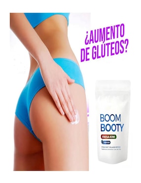 Boom Booty Colágeno Voluminizador de glúteos con péptidos Mesoestetic sabor fresa