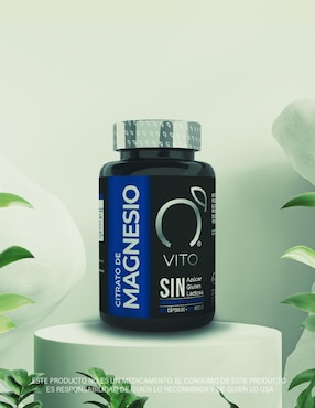 Citrato de Magnesio | 400 mg – (40 Porciones) | Suplemento de Magnesio Vito - Vitaminas Totales de 400 cápsulas