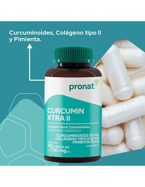 Kit de suplementos alimenticios Curcumin Xtra Colágeno Tipo 2 - Pronat Pronat