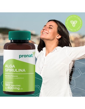 Kit de suplementos alimenticios Alga Spirulina Pronat