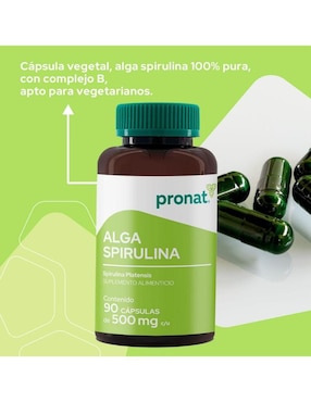 Kit de suplementos alimenticios Alga Spirulina Pronat