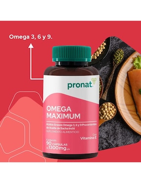 Kit de suplementos alimenticios Omega Maximum Pronat