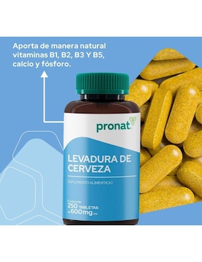 Kit de suplementos alimenticios Levadura de Cerveza Pronat