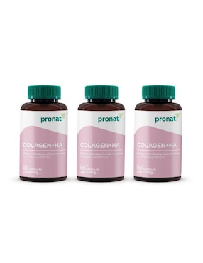 Kit de suplementos alimenticios Colágeno Hidrolizado + HA Pronat