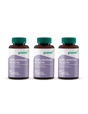 Kit de suplementos alimenticios Isoflavonas de Soya Pronat