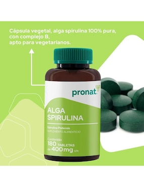 Kit de suplementos alimenticios Alga Spirulina Pronat