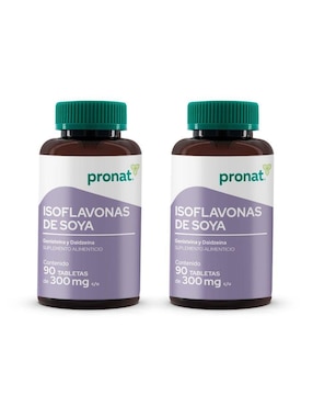 Kit de suplementos alimenticios Isoflavonas de Soya Pronat