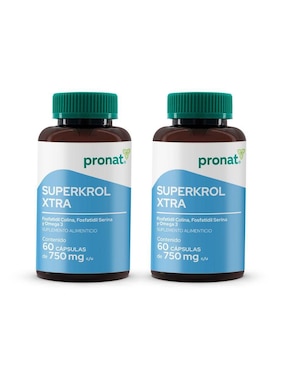 Kit de suplementos alimenticios Superkrol Xtra 60 Cápsulas - Pronat Pronat