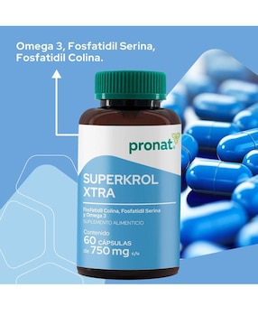 Kit de suplementos alimenticios Superkrol Xtra 60 Cápsulas - Pronat Pronat