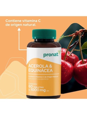 Kit de suplementos alimenticios de Acerola y Equinácea Pronat