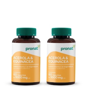 Kit de suplementos alimenticios de Suplemento de Acerola y Equinácea Pronat