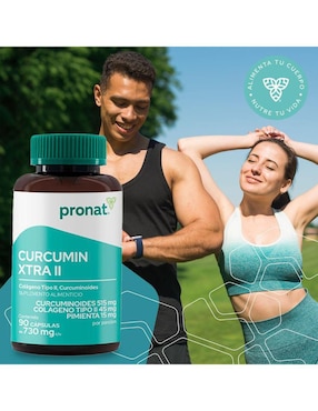 Kit de suplementos alimenticios Curcumin Xtra Colágeno Tipo 2 - Pronat Pronat