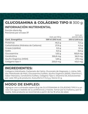Kit de suplementos alimenticios Glucosamina & Colágeno Tipo 2 - Pronat Pronat