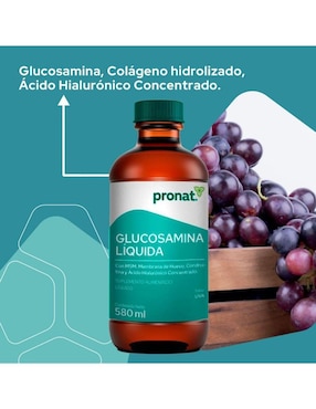 Glucosamina Liquida Pronat sabor uva