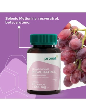 Antioxidante con Resveratrol Pronat