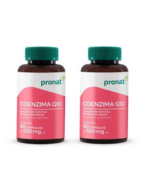 Set de suplementos alimenticios Coenzima Q10 Pronat