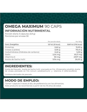 Kit de suplementos alimenticios omega Máximum 90 cápsulas y omega 3 infantil 120 gomitas - Pronat Pronat