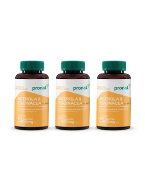Kit de suplementos alimenticios Acerola & Equinacea infantil Pronat