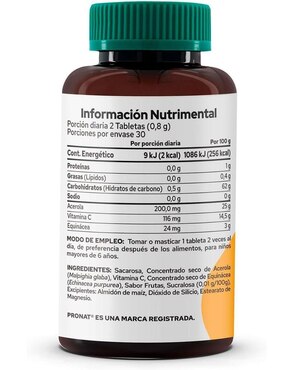 Kit de suplementos alimenticios Acerola & Equinacea infantil Pronat