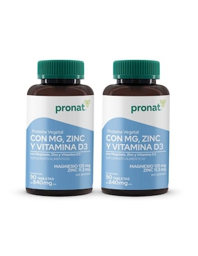 Proteína Vegetal con magnesio, Zinc & Vitamina D3 Pronat con magnesio