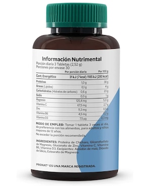 Proteína Vegetal con magnesio, Zinc & Vitamina D3 Pronat con magnesio