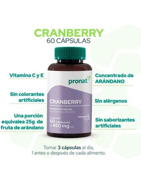 Cranberry Pronat con arándano