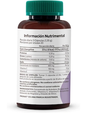 Cranberry Pronat con arándano