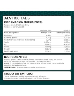 Alvi Pronat con concentrado de ajo