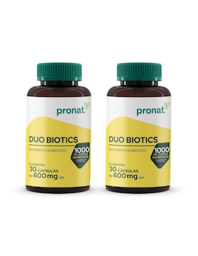 Duo Biotics Pronat con inulina de agave, lactobacillus acidophilus