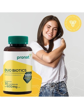 Duo Biotics Pronat con inulina de agave, lactobacillus acidophilus
