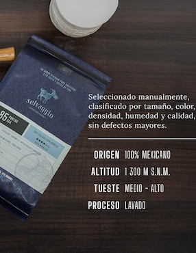 Set café de grano sabor especias de México Selvaggio 470 g