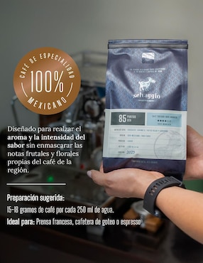 Set café de grano sabor especias de México Selvaggio 470 g