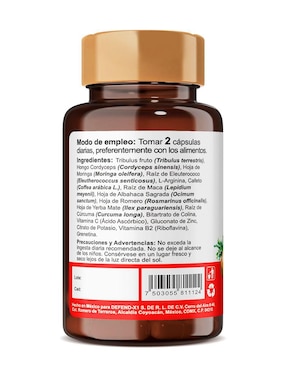 Testo Ultra Neosci con moringa Naturelab con alubia blanca de 60 cápsulas