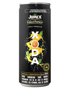 Agua gasificada Xoda sabor Naranja y hierbabuena