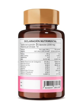 Hair, Skin & Nails Neosci con Ácido Hialurónico Naturelab con ácido hialurónico de 30 cápsulas