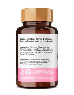 Hair, Skin & Nails Neosci con Ácido Hialurónico Naturelab con ácido hialurónico de 30 cápsulas